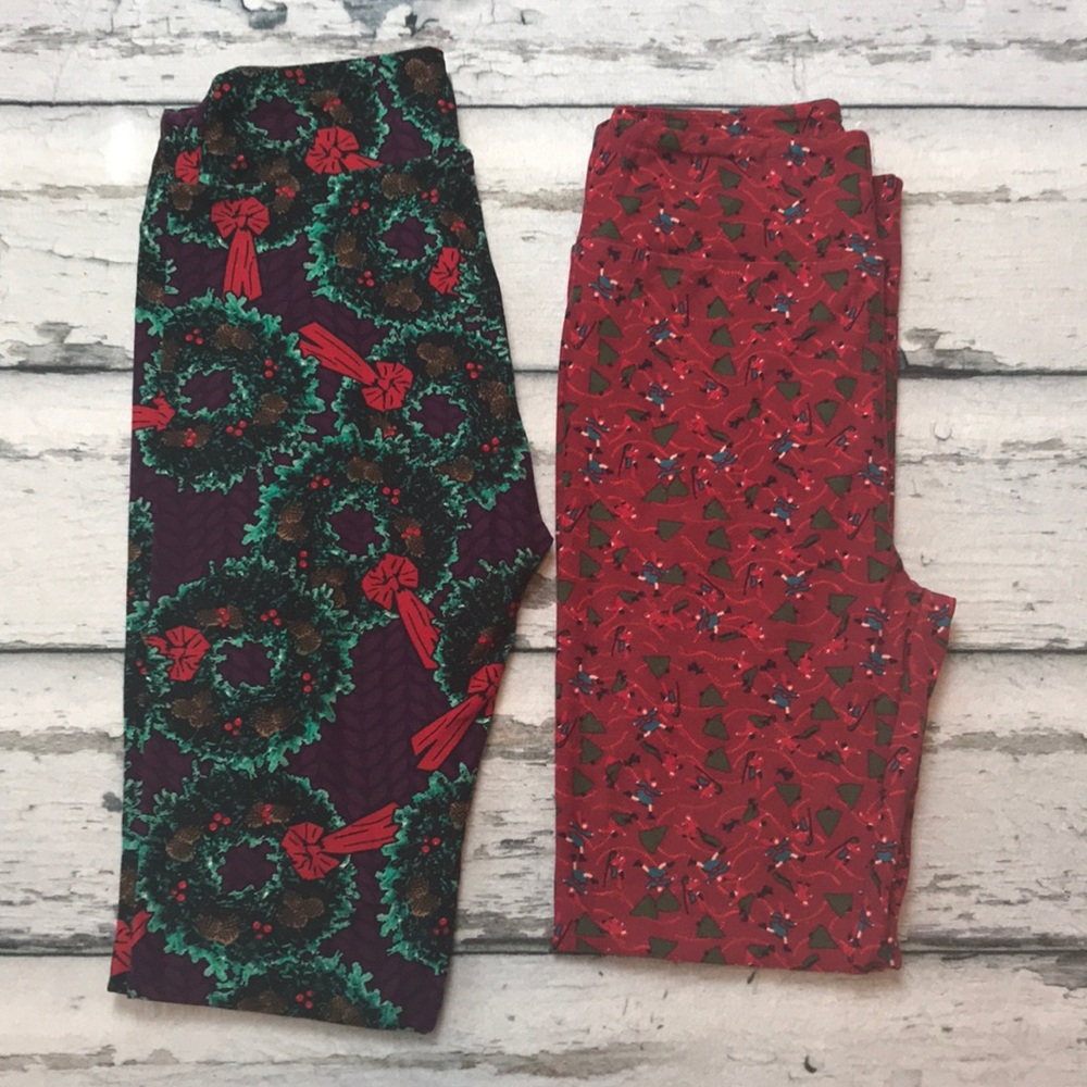 LuLaRoe Christmas legging Bundle